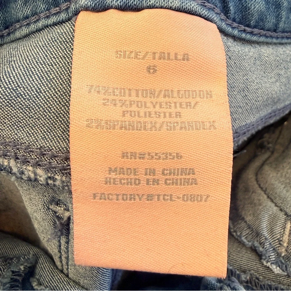 Squeeze Girls Skinny Jeans Size 6 - Picture 4 of 4